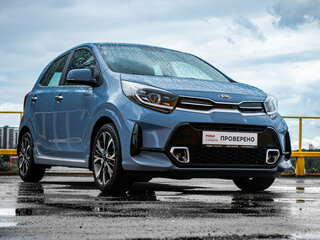 2021 Kia Picanto III Рестайлинг, голубой, 1809000 рублей, вид 3
