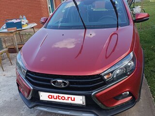 2021 Lada (ВАЗ) Vesta SW Cross I, красный, 1150000 рублей, вид 1
