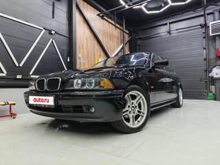 2002 BMW 5 серии 520i IV (E39) Рестайлинг, чёрный, 1650000 рублей, вид 4