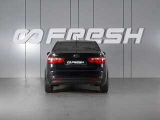 2012 Kia Rio 4-speed III, чёрный, 925000 рублей, вид 4