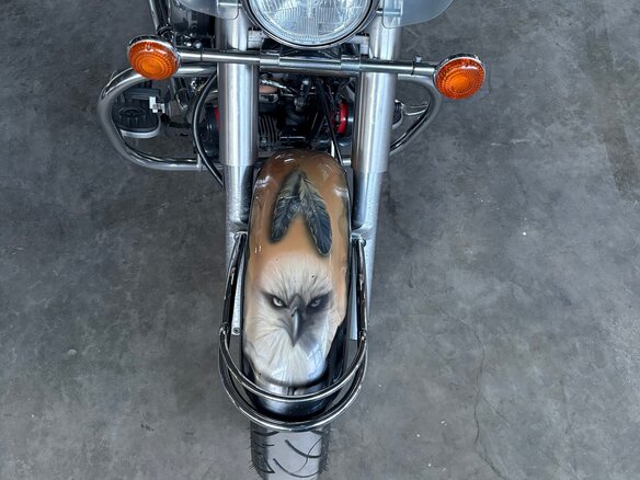2005 Yamaha XVS650 Drag Star, бежевый, 370000 рублей - вид 13