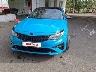 2019 Kia Optima IV Рестайлинг, голубой, 1900000 рублей, вид 1