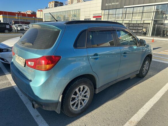 2013 Mitsubishi ASX I Рестайлинг, голубой, 1160000 рублей - вид 2
