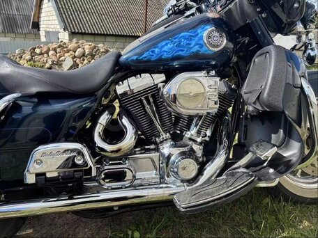 2004 Harley-Davidson Electra Glide, синий, 560000 рублей, вид 2