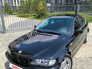 2002 BMW 3 серии 320i IV (E46) Рестайлинг, чёрный, 1120000 рублей, вид 2