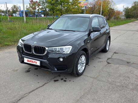 2015 BMW X3 28i xDrive II (F25) Рестайлинг, чёрный, 1850000 рублей, вид 1