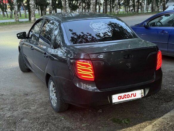 2014 Lada (ВАЗ) Granta I, серебристый - вид 7