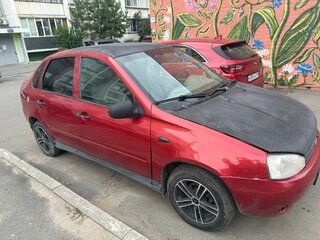 2006 Lada (ВАЗ) Kalina I, красный, 150000 рублей, вид 2