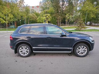 2012 Volkswagen Touareg II, чёрный, 2250000 рублей, вид 4