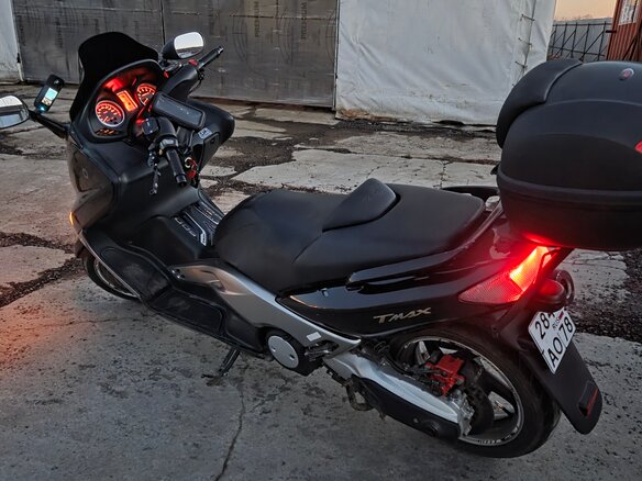 2006 Yamaha TMAX, чёрный, 370000 рублей - вид 8