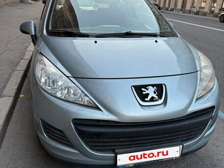 2010 Peugeot 207 I Рестайлинг, голубой, 420000 рублей, вид 1