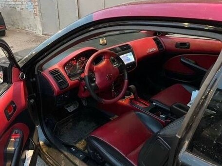 2001 Honda Civic VII, чёрный, 150000 рублей, вид 4