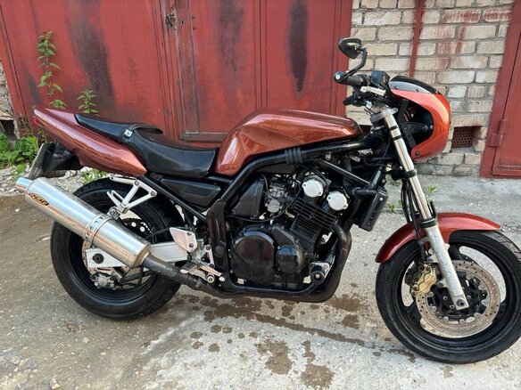 1998 Honda CB 400F, коричневый, 200000 рублей - вид 5
