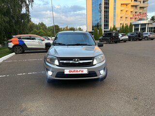 2014 Lada (ВАЗ) Granta I, серебристый, 290000 рублей, вид 2