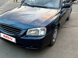 2009 Hyundai Accent ТагАЗ II, синий, 430000 рублей, вид 3