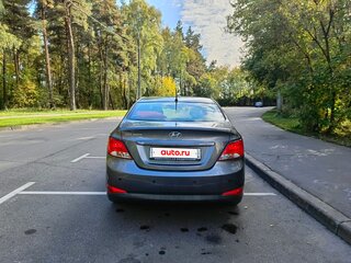 2016 Hyundai Solaris I Рестайлинг, серый, 970000 рублей, вид 5
