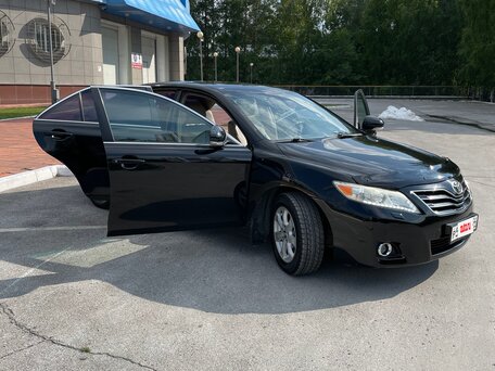 2010 Toyota Camry VI (XV40) Рестайлинг, чёрный, 1650000 рублей, вид 5