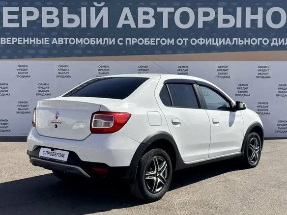 2020 Renault Logan Stepway II Рестайлинг, белый, 777000 рублей - вид 5