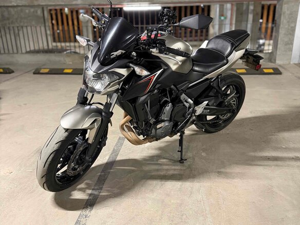2017 Kawasaki Z 650, серебристый, 550000 рублей - вид 10