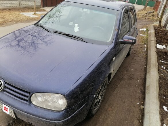 2000 Volkswagen Golf IV, синий, 420000 рублей - вид 6