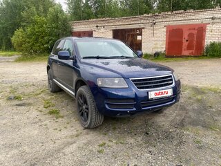 2003 Volkswagen Touareg I, синий, 730000 рублей, вид 2