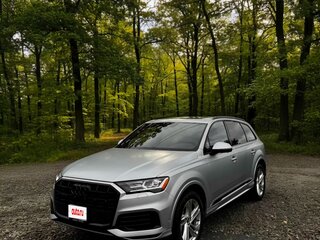2021 Audi Q7 45 TFSI II (4M) Рестайлинг, серый, 5990000 рублей, вид 1