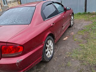 2006 Hyundai Sonata ТагАЗ IV (EF) Рестайлинг, красный, 225000 рублей, вид 3