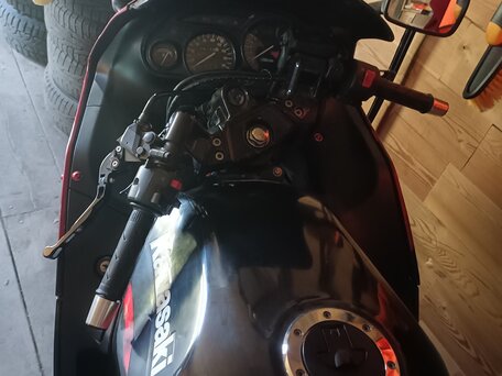 1998 Kawasaki ZZR 400, фиолетовый, 230000 рублей, вид 4