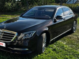 2019 Mercedes-Benz S-Класс 560 Long VI (W222, C217) Рестайлинг, чёрный, 8000000 рублей, вид 2