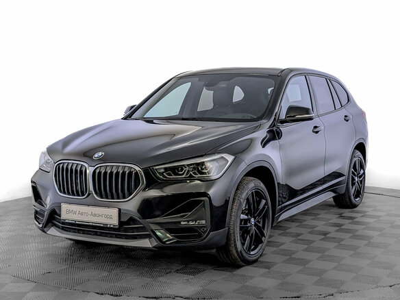 2021 BMW X1 20i xDrive II (F48) Рестайлинг, чёрный, 3450000 рублей