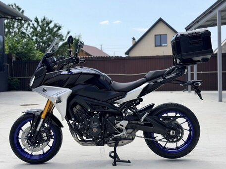 2018 Yamaha MT-09 Tracer (FJ-09), синий, 1050000 рублей, вид 4
