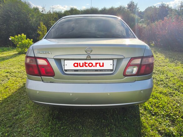 2006 Nissan Almera II (N16) Рестайлинг, серый - вид 6
