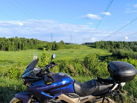 2005 Yamaha TDM900, синий, 400000 рублей, вид 3