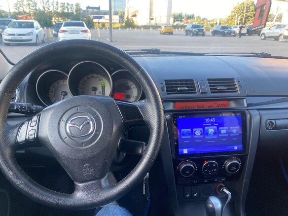 2007 Mazda 3 I (BK) Рестайлинг, чёрный, 510000 рублей - вид 7
