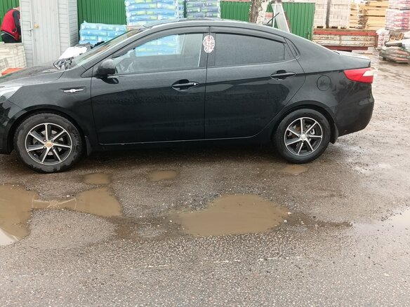 2013 Kia Rio III, чёрный, 1000000 рублей - вид 3