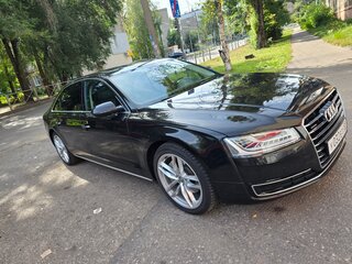 2014 Audi A8 Long III (D4) Рестайлинг, чёрный, 2620000 рублей, вид 1