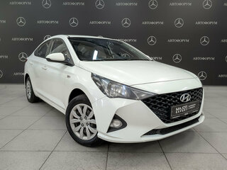 2021 Hyundai Solaris II Рестайлинг, белый, 1180000 рублей, вид 3