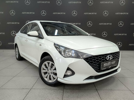2021 Hyundai Solaris II Рестайлинг, белый, 1180000 рублей, вид 3