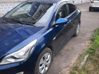 2014 Hyundai Solaris I Рестайлинг, синий, 800000 рублей, вид 2