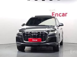 2022 Audi Q7 45 TDI II (4M) Рестайлинг, серый, 8774600 рублей, вид 3