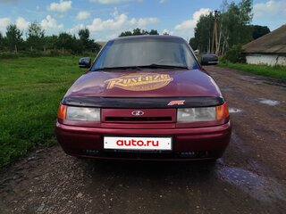 2005 Lada (ВАЗ) 2110, красный, 155000 рублей, вид 5