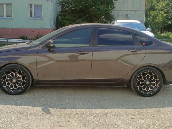 2017 Lada (ВАЗ) Vesta I, коричневый, 965000 рублей - вид 7
