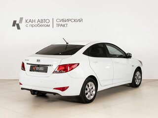 2016 Hyundai Solaris I Рестайлинг, белый, 874254 рублей, вид 3