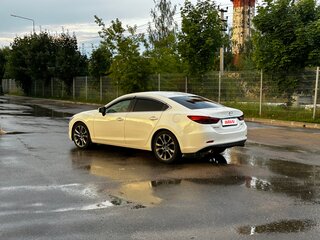 2015 Mazda 6 III (GJ) Рестайлинг, белый, 1700000 рублей, вид 5