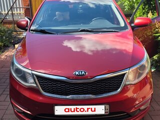 2016 Kia Rio III Рестайлинг, красный, 960000 рублей, вид 4