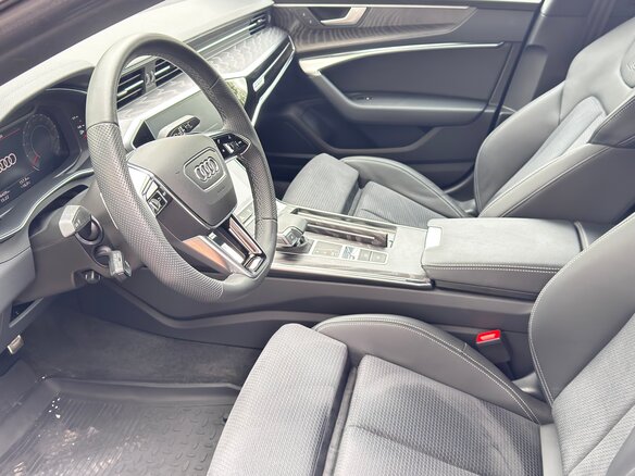 2025 Audi A7 45 TFSI II (4K), синий, 8600000 рублей - вид 4