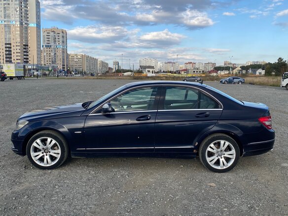 2007 Mercedes-Benz C-Класс 280 III (W204), синий - вид 3