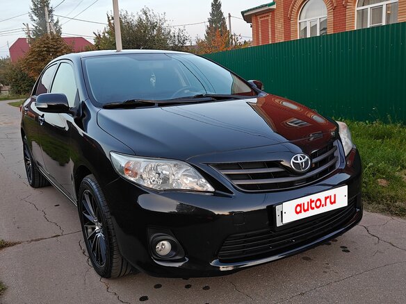 2012 Toyota Corolla X (E140, E150) Рестайлинг, чёрный, 1450000 рублей - вид 22