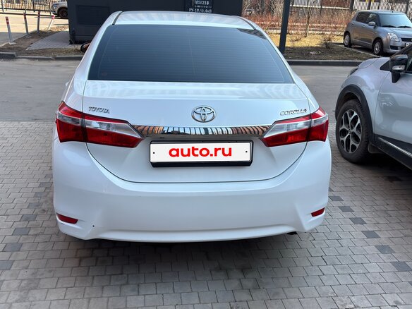 2014 Toyota Corolla XI (E160, E170, E180), белый, 1280000 рублей - вид 7