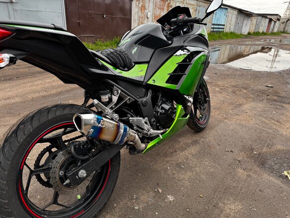 2014 Kawasaki Ninja 300, зелёный, 390000 рублей - вид 5